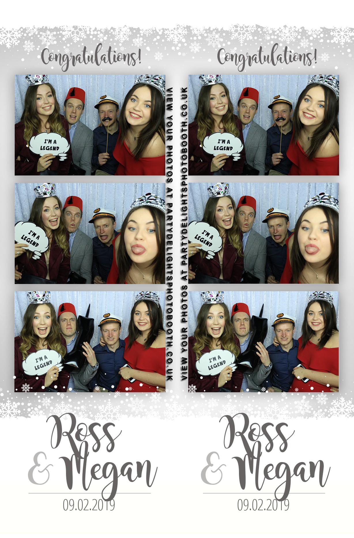 Ross and Megan’s Wedding - Prints | View more photos from the event at gallery.partydelightsphotobooth.co.uk/u/PartyDelightsPhotoBooth/Ross-and-Megan’s-Wedding-Prints